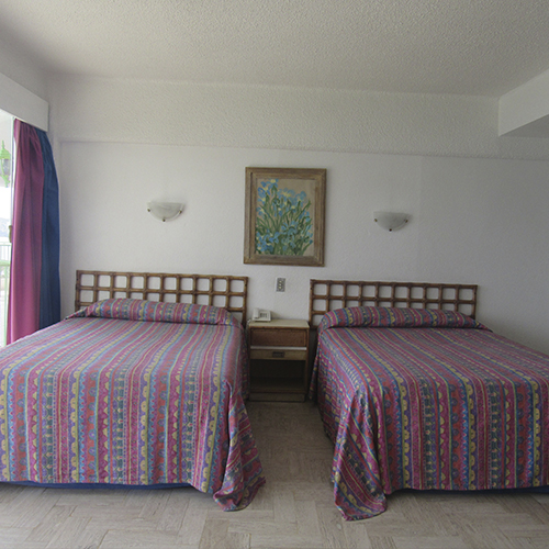 Habitación jr suite hotel tortuga acapulco