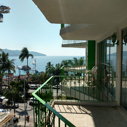 Vista habitación estandar hotel tortuga acapulco